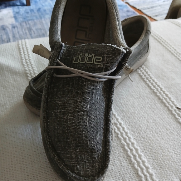 Hey Dude Wally Ash Crosshatch Size 13 Men's Slip On Shoes - Picture 14 of 14